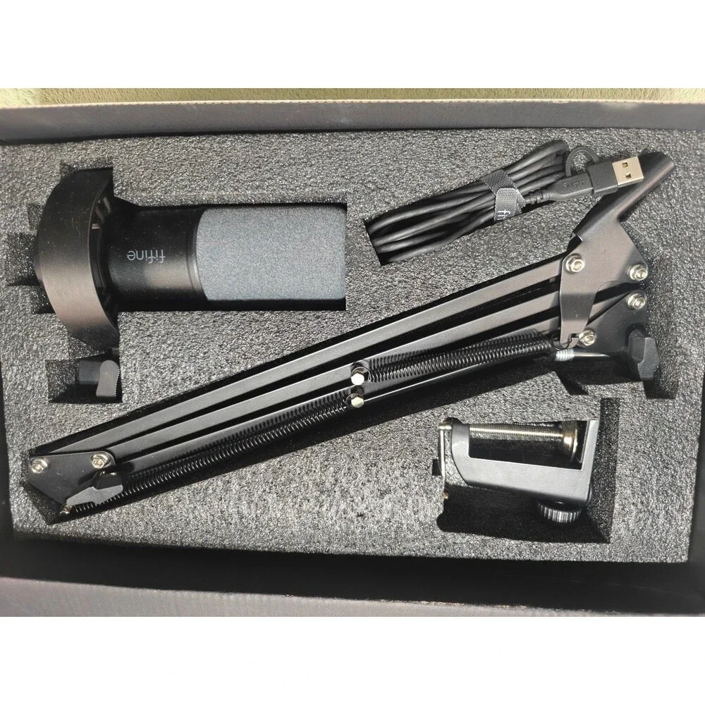 FIFINE K688CT Podcast Microphone Kit, USB/XLR Dynamic | New Open Box